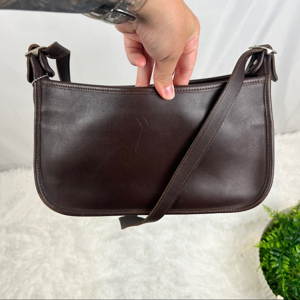Classic Y2K Vintage Coach Shoulder Bag Saddle Bag